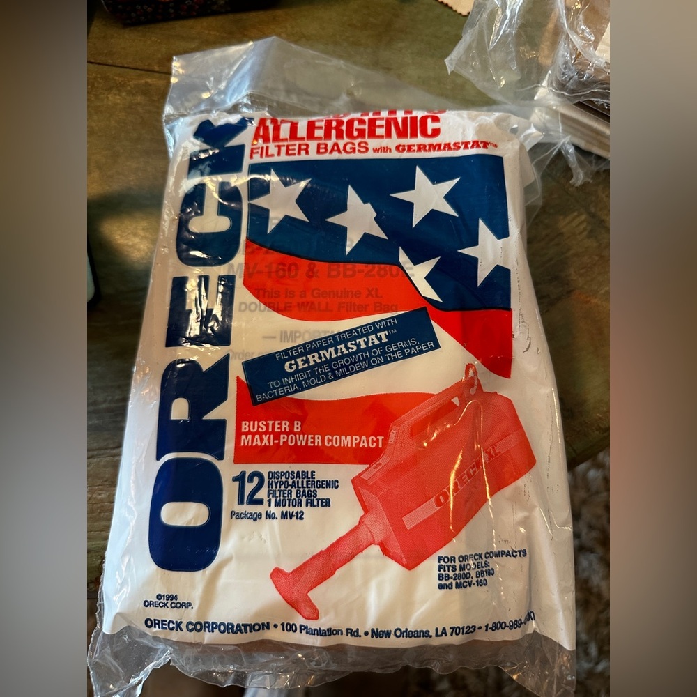 Oreck replacement bags